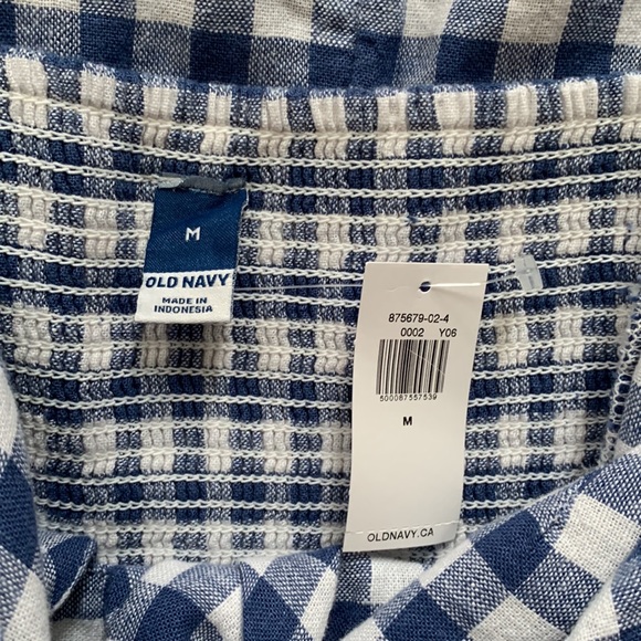 Fit & Flare Tie-Front Smocked Printed Mini Cami Dress - Picture 7 of 8